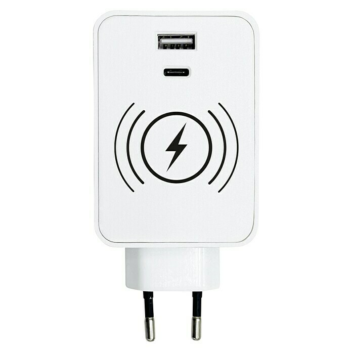 Voltomat USB-Adapter Typ A & C Wireless charging 