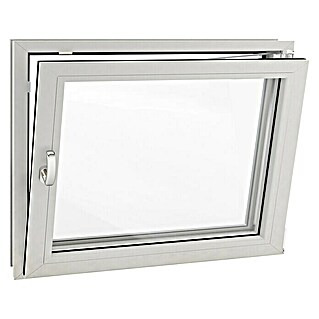 Solid Elements Kellerfenster (B x H: 60 x 40 cm, DIN Anschlag: Rechts, Weiß)