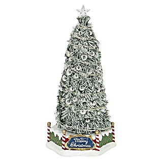 Dekofigur Majestätischer Weihnachtsbaum (Höhe: 33,7 cm, Lichtfarbe: Mehrfarbig)