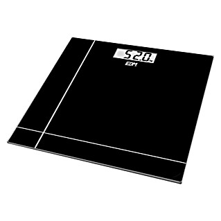 Báscula digital negra (Digital, Carga soportada: 180 kg)