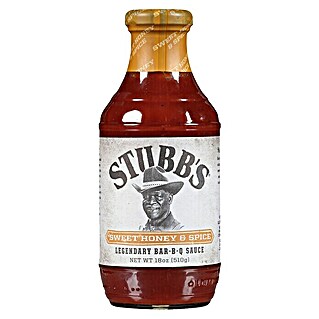 Stubb's Barbecuesauce Sweet Honey & Spice (450 ml)