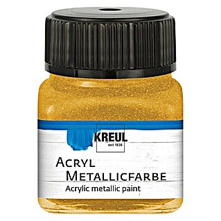 KREUL Acrylfarbe Metallic (Gold, 20 ml)