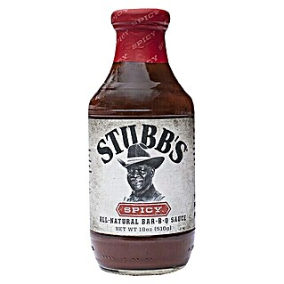 Stubb's Barbecuesauce Spicy (450 ml)