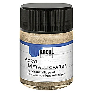 KREUL Acrylfarbe Metallic (Champagner, 50 ml)