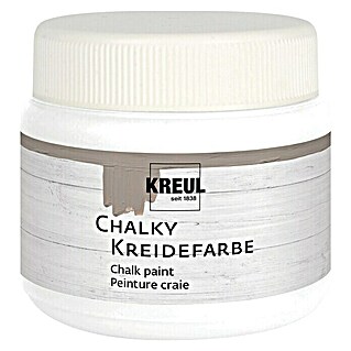 KREUL Bastel-Kreidefarbe Chalky (Snow White, 150 ml)