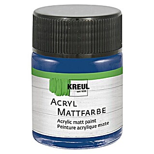 KREUL Acrylfarbe Matt (Dunkelblau, 50 ml)