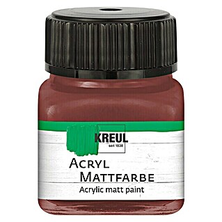 KREUL Acrylfarbe Matt (Rehbraun, 20 ml)