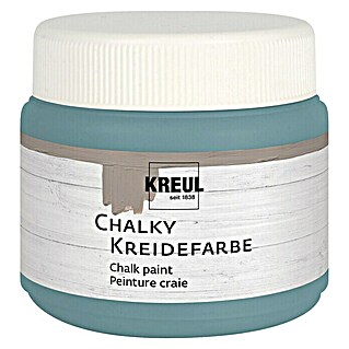 KREUL Bastel-Kreidefarbe Chalky (Sir Petrol, 150 ml)