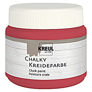 KREUL Bastel-Kreidefarbe Chalky (Cozy Red, 150 ml)