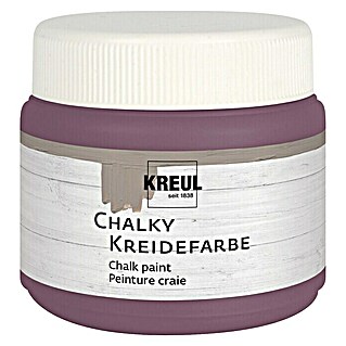 KREUL Bastel-Kreidefarbe Chalky (Pure Purple, 150 ml)