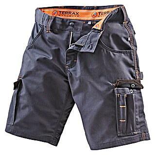 Terrax Workwear Herren-Arbeitsshorts (Konfektionsgröße: 56, Anthrazit/Schwarz)