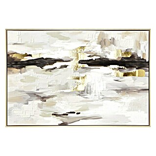 Bild Abstrakt (Abstrakt Gold, B x H: 90 x 60 cm)