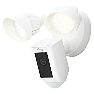 Ring Überwachungskamera Floodlight Cam Wired Plus (Weiß, 1.920 x 1.080 Pixel (Full HD))