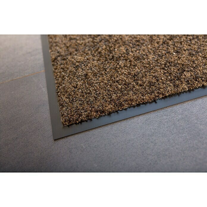Astra Schmutzfangmatte Proper Tex (Uni, Braun, 60 x 90 cm, Material Nutzschicht: 100 % Polyamid)