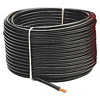 Cable eléctrico (25 m, Negro)