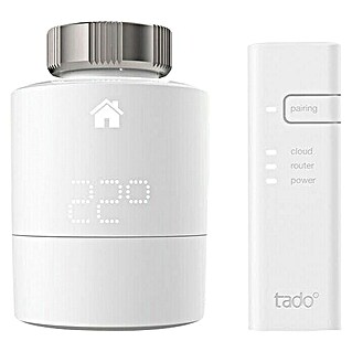 Tado Starter-Set Smartes Heizkörper-Thermostat V3+ [Universal] (M30 x 1,5 mm)