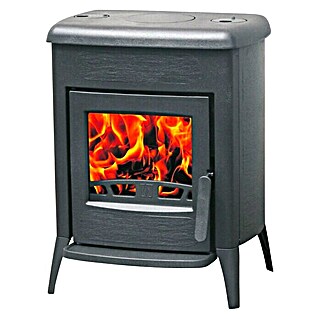 Plamen Kamin na drva Amity 3 (8 kW, Kapacitet grijanja prostorije: 160 m³, Crne boje)