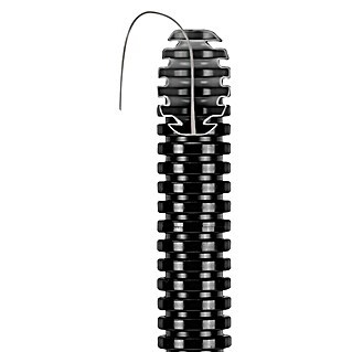 Flexrohr mit Einziehdraht (EN 20, Länge: 100 m, Kunststoff, 750 N, Schwarz)