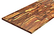 Massivholzplatte (Senna, Natur geölt, 80 x 40 x 1,8 cm)