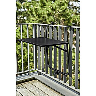 Sunfun Melina Viseći stol za balkon (D x Š: 62 x 60 cm, Crne boje, Preklopno)