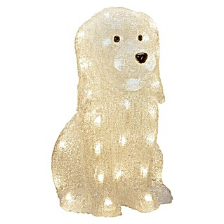 Led-decoratielamp Hond (l x b x h: 26 x 18 x 31 cm, Warm wit, Acrylvezel)