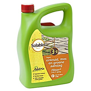 Solabiol Groene aanslagreiniger Flitser 3-in-1 spray (3 l, Universele onkruidverdelger)