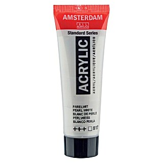 Talens Amsterdam Pintura acrílica Standard (Blanco perla, 20 ml, Tubo)
