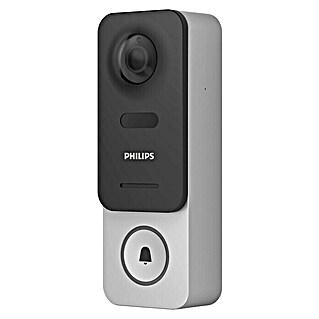 Philips WelcomeEye Farb-Video-Türsprechanlage Link (1.920 x 1.080 Pixel (Full HD), Schwarz/Grau)