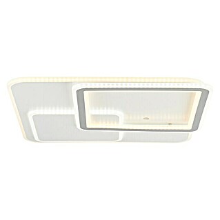 Brilliant Plafón LED para pared y techo Savare  (46 W, L x An x Al: 50 x 50 x 6 cm, Blanco, Blanco cálido)