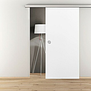 Diamond Doors Drvena klizna vrata (935 x 2.058 mm, Bijele boje, Središnji položaj: Saće)
