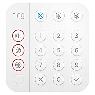 Ring Alarm Tastenfeld Keypad 2. Gen. (Weiß, 2,3 x 10 x 14,9 cm)