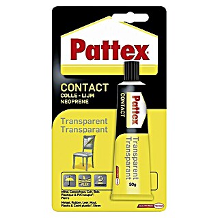Pattex Contactlijm Transparant (50 g, Tube, Vloeibaar)