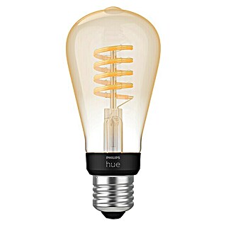 Philips Hue LED-Leuchtmittel White Ambiance Filament (E27, 7 W, ST64, 550 lm, 1 Stk.)