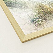 Gerahmtes Bild Oversized (Baltic Sea Coast, 124 x 50 cm, Weiß)