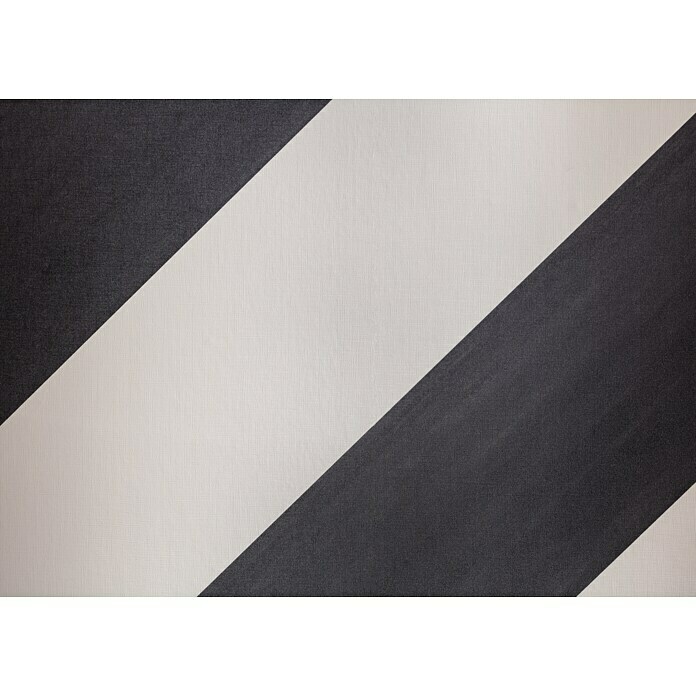 Rasch Bambino Vliestapete Diagonalstreifen (Creme/Grau, Streifen, 10,05 x 0,53 m)