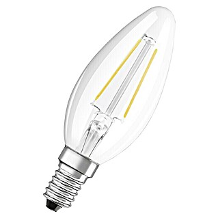 Voltolux LED-Leuchtmittel Filament Kerze (2,1 W, Warmweiß, E14)