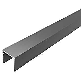 U-Profil (200 cm x 16 mm, Aluminium, Anthrazit)