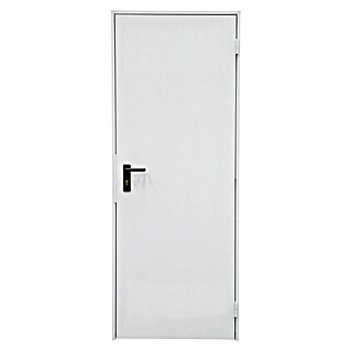 Novoferm Puerta metálica Super Plus Prelacada blanca (87,5 x 203,5 cm, Apertura según normativa: Izquierda)