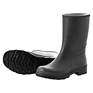 Scheibler PVC-Stiefel (Schuhgröße: 45, Schwarz, Ausführung: Halbhoch)