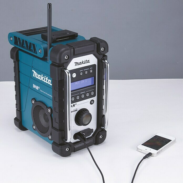 Makita Akku-Radio DMR110 (Frequenz: 174.928 - 239.200 MHz (DAB/DAB+))
