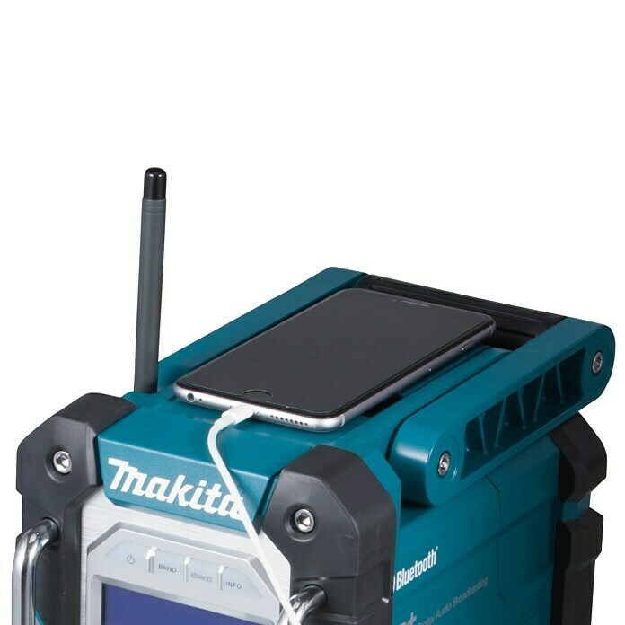 Makita Akku-Baustellenradio DMR112 (Frequenz: 174.928 - 239.200 MHz (DAB/DAB+))