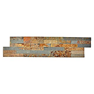Zelfklevend mozaïek natuursteen tegel SAM 4WV7R (15 x 60 cm, Leisteen, Beige / Bruin)
