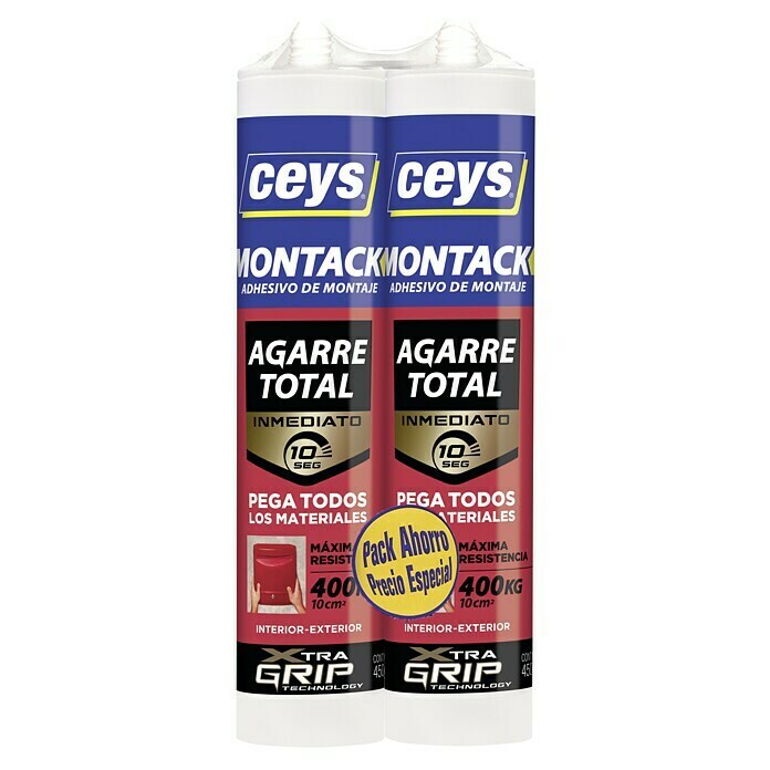 Ceys Adhesivo para montaje Montack Xpress Duplo 