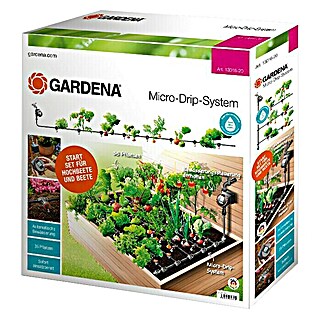Gardena Micro-Drip Bewässerungs-Set Beet automatic (Passend für: Für ein Beet/Hochbeet mit bis zu 35 Pflanzen, Verbindung: Quick & Easy-Verbindungstechnik)