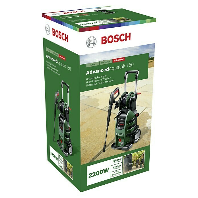 Bosch Hochdruckreiniger AdvancedAquatak 150 (2.200 W, Fördermenge: Max. 480 l/h, 150 bar)