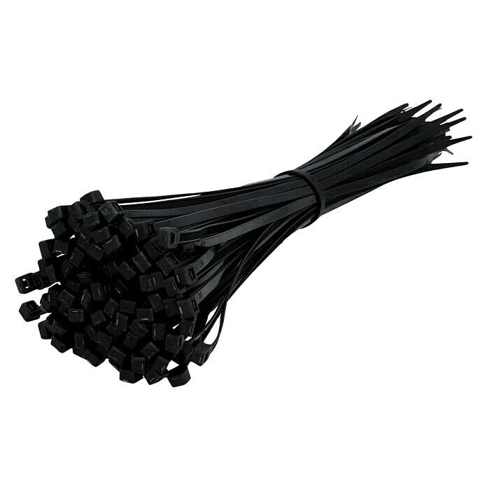 Voltomat Bridas para cables (Negro, L x An: 300 x 4,8 mm, 100 uds.)