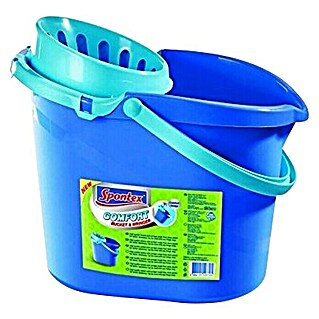 Spontex Cubo de agua + escurridor Comfort (Plástico, 14 l)