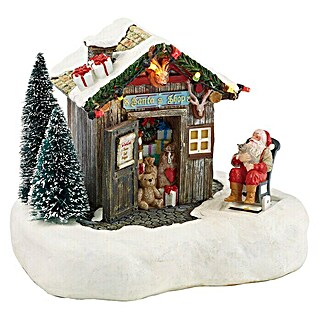 Ukrasna figura trgovina Djeda Božićnjaka Luville (Visina: 13,5 cm)