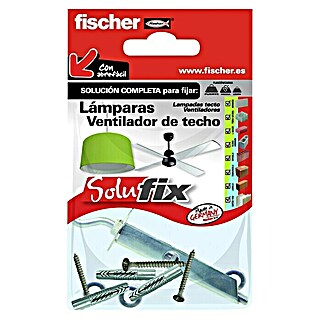 Fischer Solufix Set de fijación (Específico para: Lámparas y ventiladores de techo, 10 piezas)