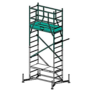 Krause ClimTec Element za povećanje radne visine (Radna visina: 5 m, Dimenzija stajaćeg dijela: 1,5 x 0,6 m, Opteretivost: 200 kg/m²)